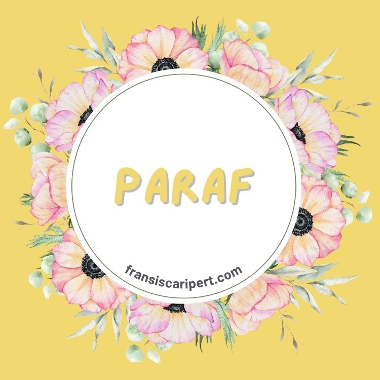 Mengapa Sebuah Paraf Bisa Mewakili Diri Kita?